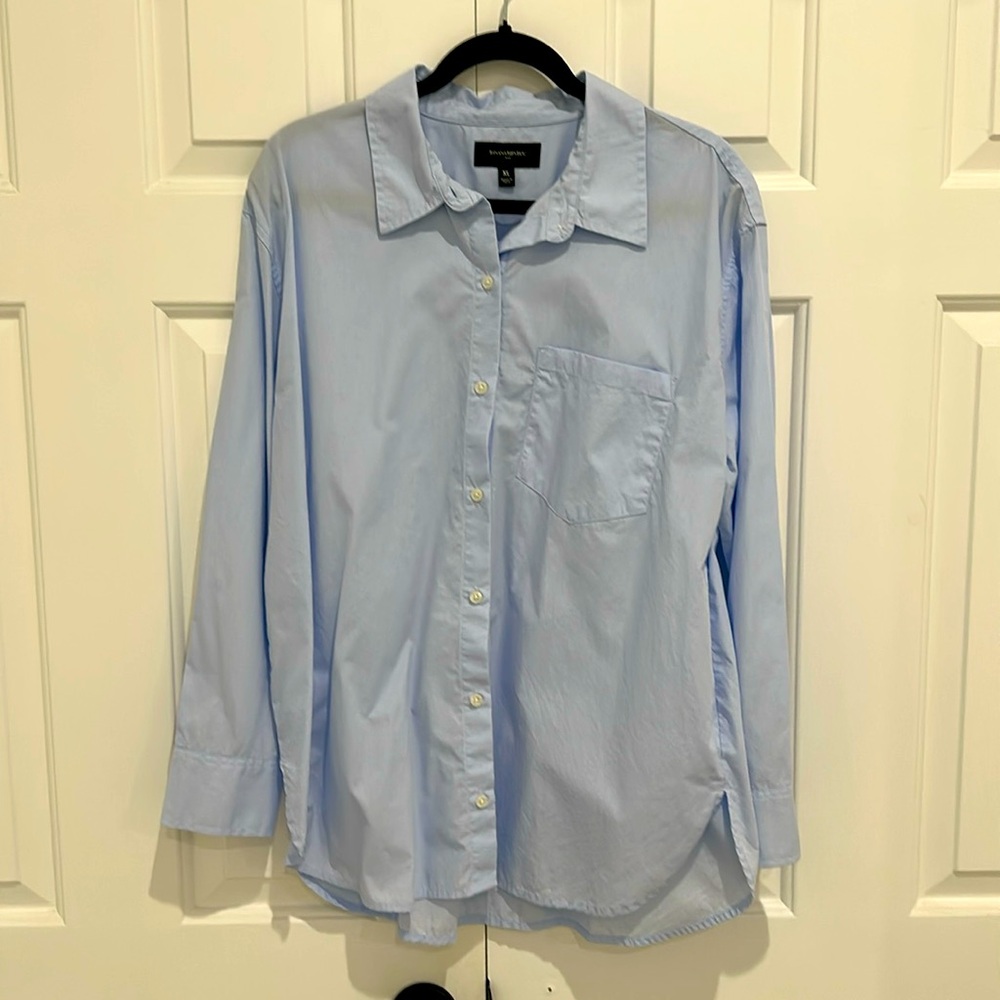 Banana Republic collared shirt XL SKY BLUE